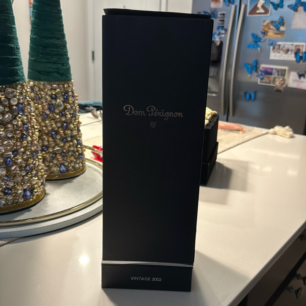 Dom Perignon 2002 vintage champagne box (bottle not included)